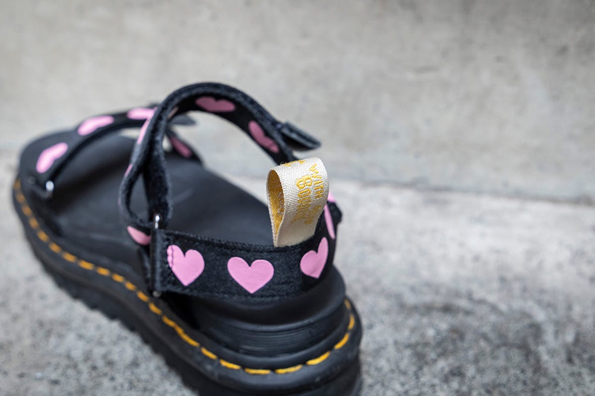 lazy oaf dr martens sandals